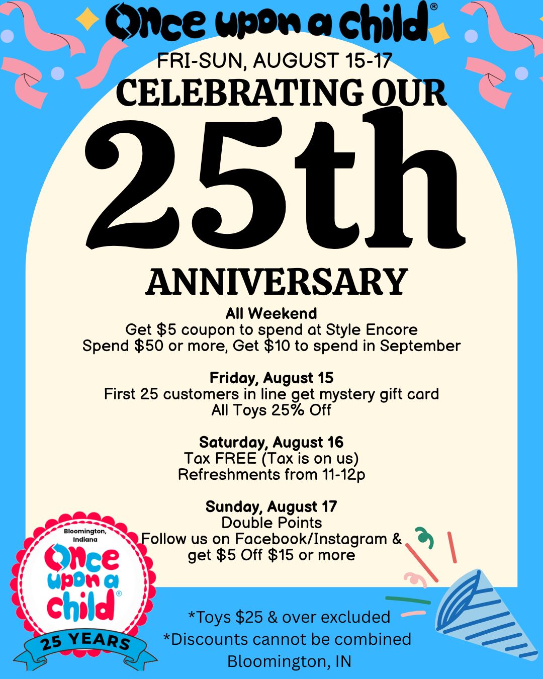Celebrating 25 years!